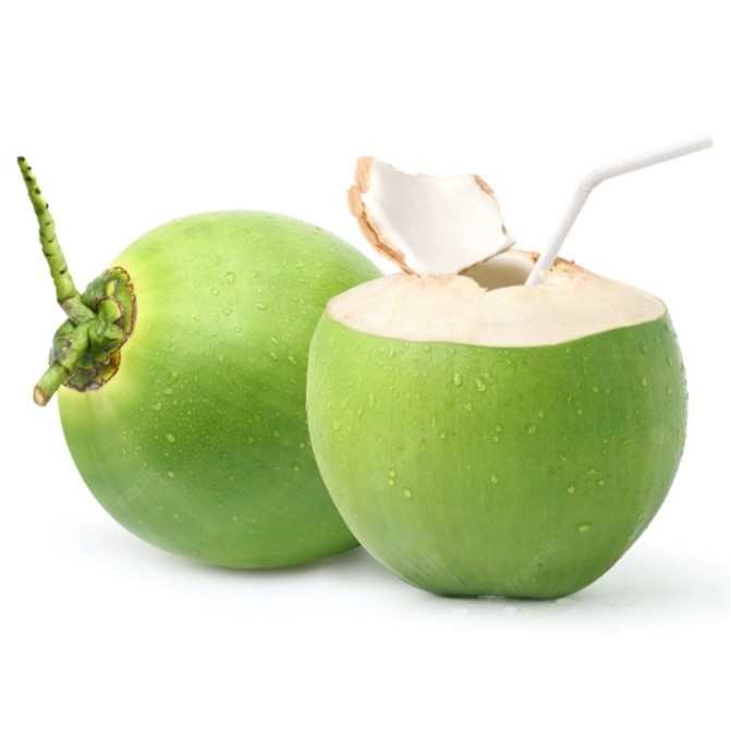 Fresh Young Green Coconut